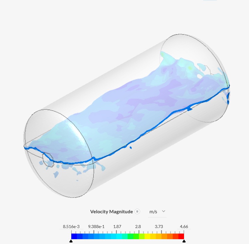 Liquid Xenon Propellant Slosh Dynamics
